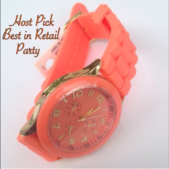 Orange Silicone Watch LAST ONE FINAL PRICE - Picture 3 of 3