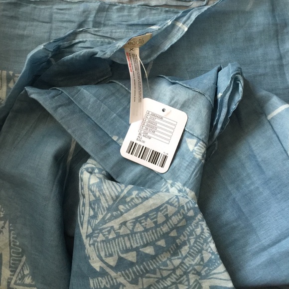 Urban Outfitters Ecote Blue Open Hands Blanket - Picture 2 of 4