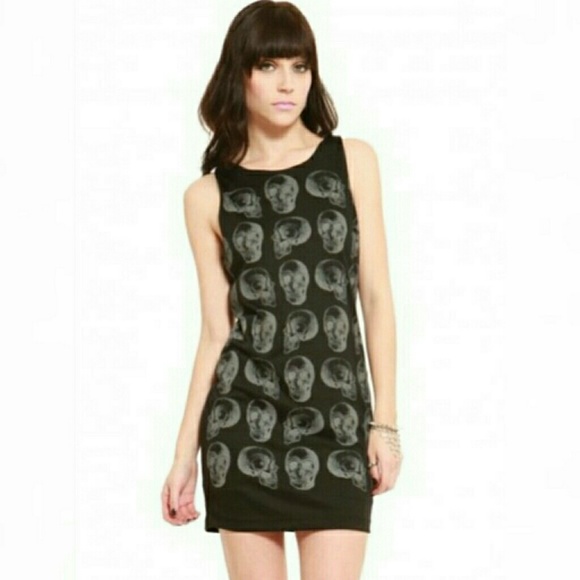 BODYCON SKULL DRESS