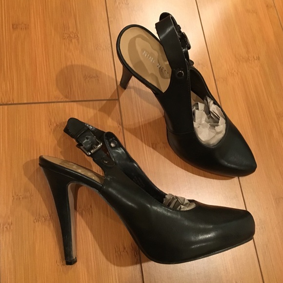 Nine West Sling Back Heels - Picture 1 of 3