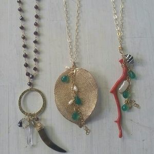 Gorgeous handmade 14k gold filled necklaces