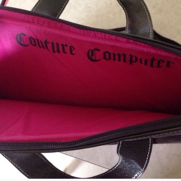 🎉Host Pick🎉💌 Juicy Couture💌Laptop Velour Bag💌 - Picture 4 of 4