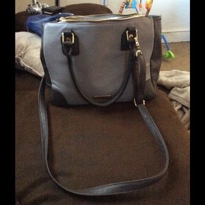 Steve Madden Two Tone Gray Satchel