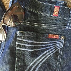 7 For All Mankind Dojo Denim Size 28
