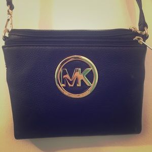 Micheal Kors black Crossbody bag