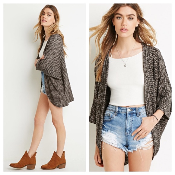 Forever 21 Sweaters - Forever 21 Open Cardigan Dolman Sweater Sz XS