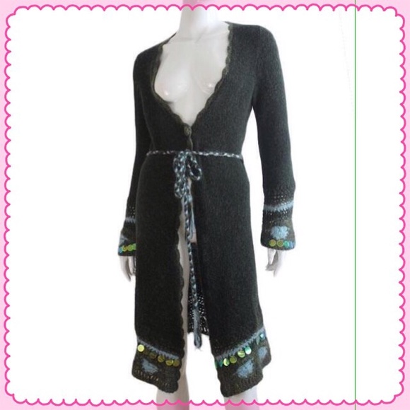 NANETTE LEPORE ALPACA-BLEND DUSTER COAT