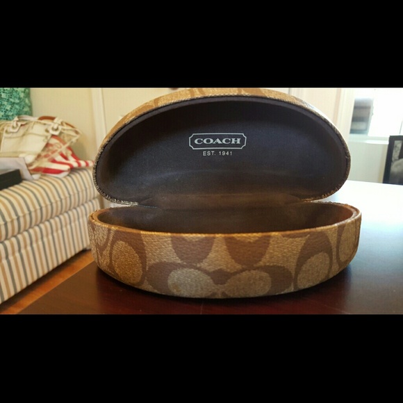 Authentic Coach sunglass case