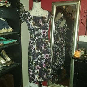 Floral print dress