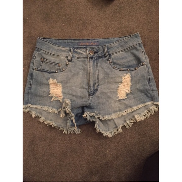 High waisted USA pocket shorts