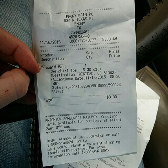 Shipping proof - Picture 2 of 3