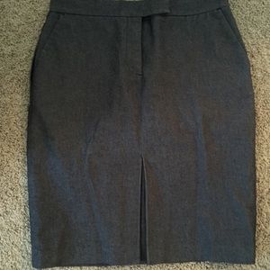 Dressy denim skirt