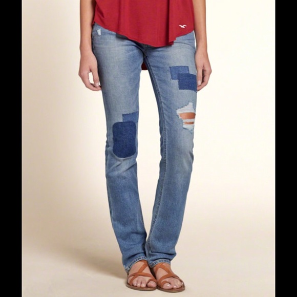 π Hollister patch skinny jeans - Picture 2 of 3