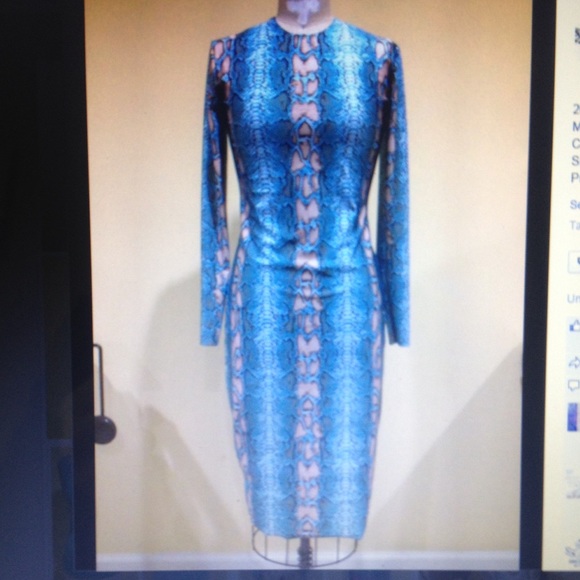 Snake skin printed dress - Picture 1 of 1