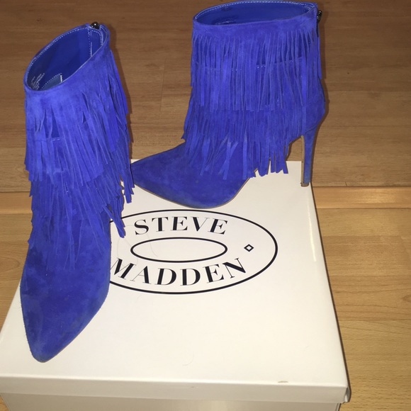 *FINAL PRICE* Steve Madden Blue Flapper bootie