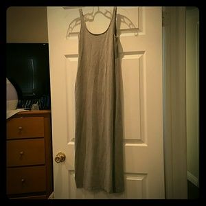 Grey fitted dress