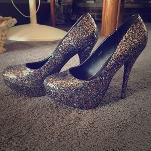 Charlotte Russe sparkle heels