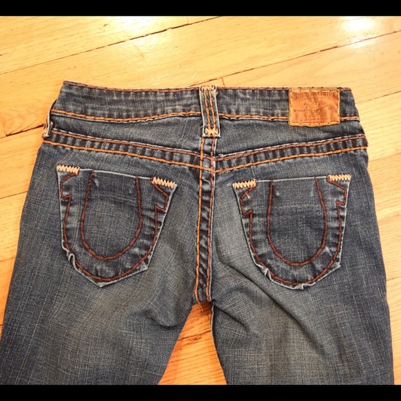 True Religion Johnny Super T jeans size 25 - Picture 2 of 4