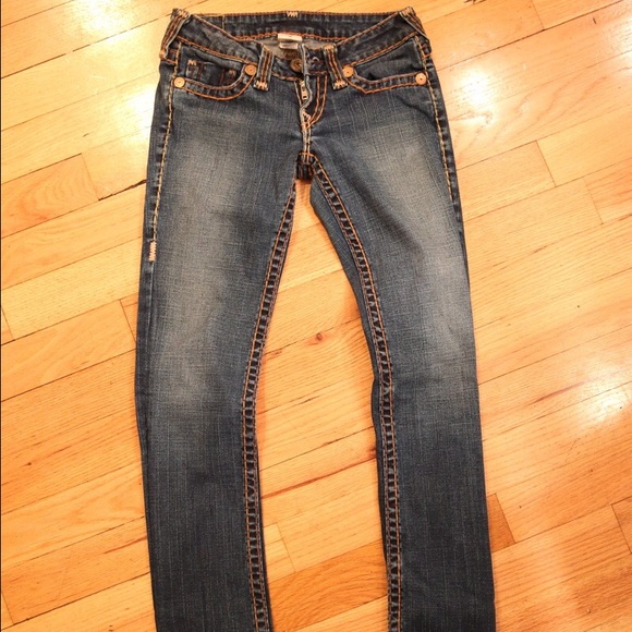 True Religion Johnny Super T jeans size 25 - Picture 3 of 4