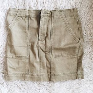 Urban Outfitters Khaki Mini Skirt