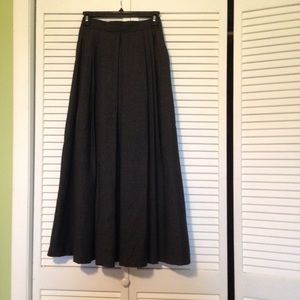 Vegan wool maxi skirt