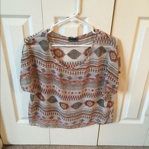 Lightweight, Aztec top