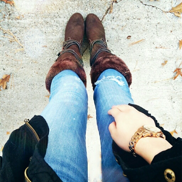 Canyon River Blues Shoes - Faux Fur Lined Suede Boots