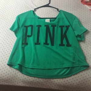 PINK Mesh Crop Top TRADE for Kaity