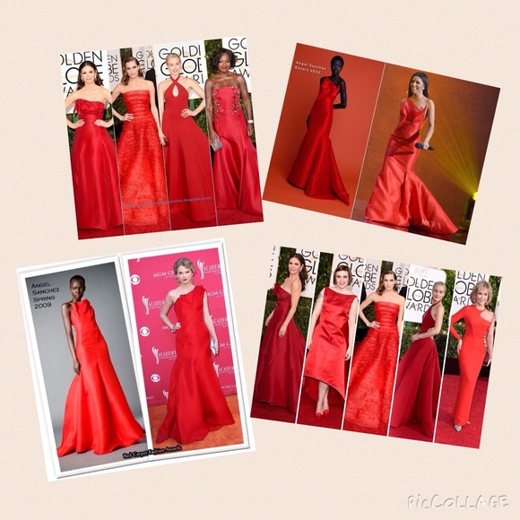 ANGEL SANCHEZ Silk Organza Ball Gown & Wrap - Picture 3 of 4