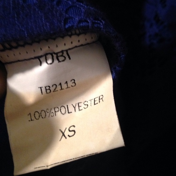 Blue lace Tobi dress - Picture 4 of 4