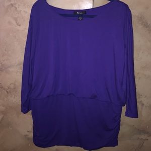 ✨Style & Co long sleeve purple top✨