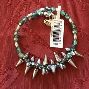 Alex & Ani Rock & raw wrap in teal