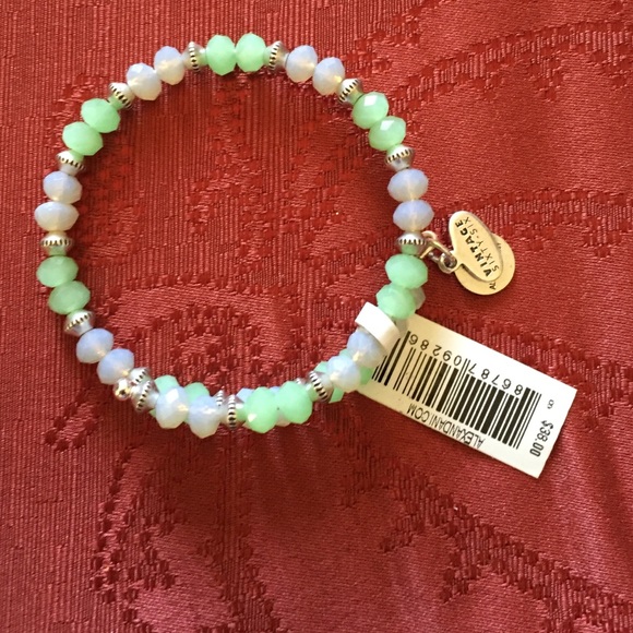 Alex & Ani Sentiment wrap in mint