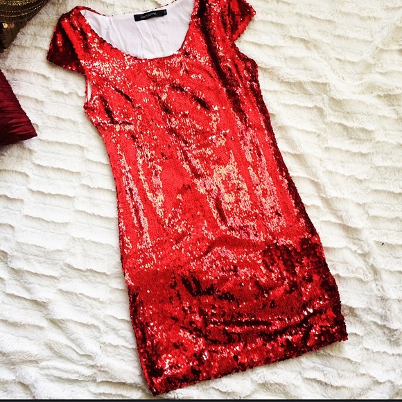 ❤️❤️❤️Red sequin holiday dress!!