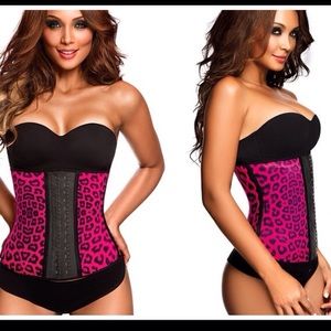 🌸[05] Ann Chery Pink Animal Print Waist Trainer