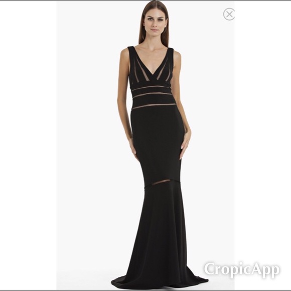 Beautiful black JS collection gown