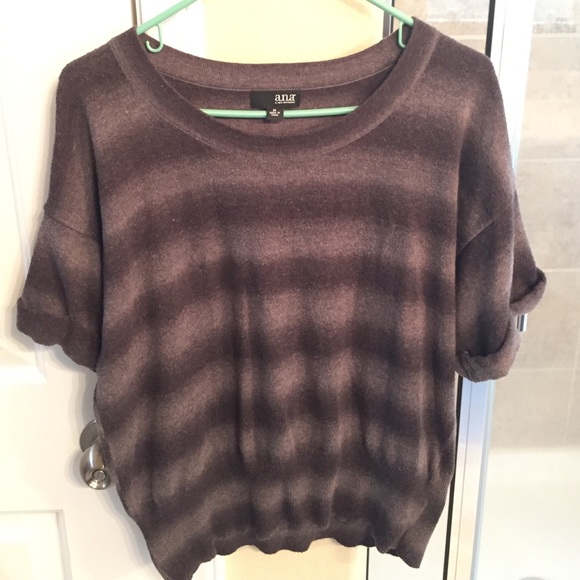 Rolled sleeve sweater