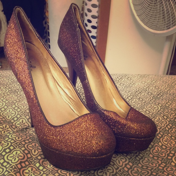 Sparkly heels