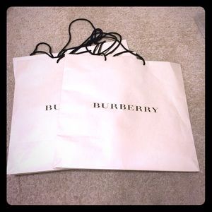 Burberry shopping tote bag