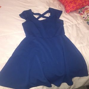 Blue Short Dress