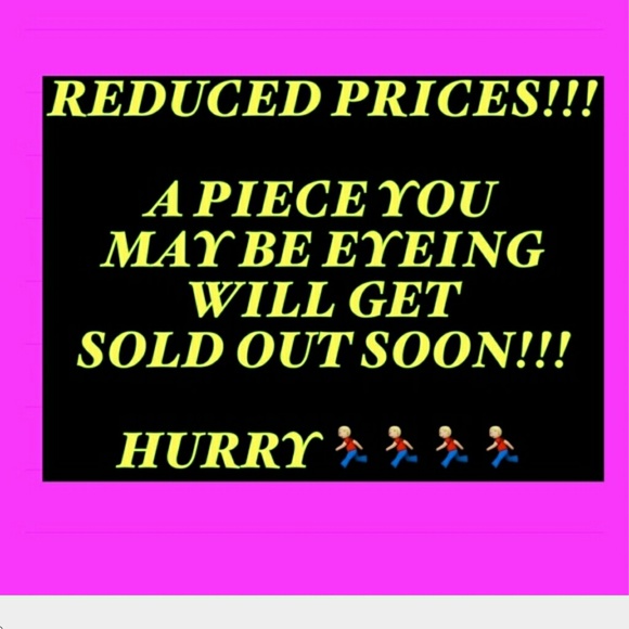 Reduced prices!!! More items will be added later