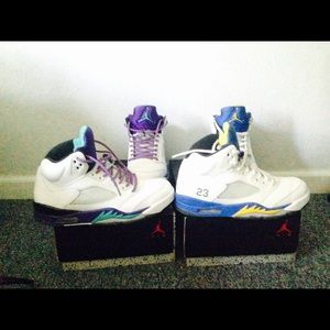 Jordan 5s laney and grapes