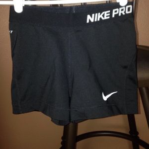 Nike Pro Dry Fit black shorts!