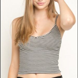 Striped Joanne Tank brandy Melville