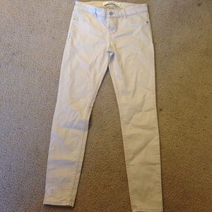 High waist khaki skinny