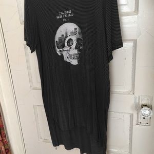 Graphic t-shirt dress