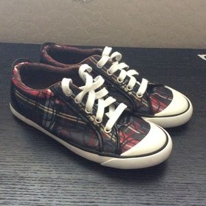 Coach plaid sneakers