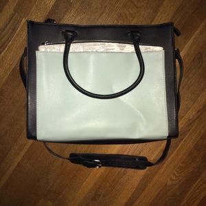 Target Mossimo faux leather black Tote