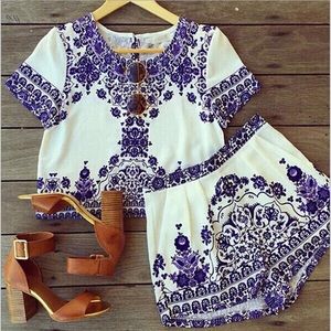 Floral Two Piece