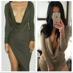 SOLD Scoop front dress